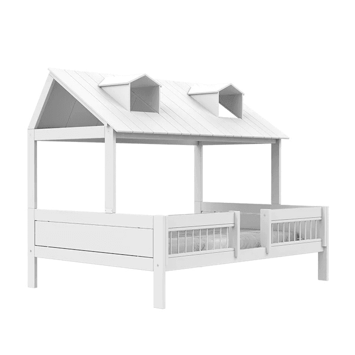LIFETIME Kidsroom Lit cabane de plage 140 x 200 cm Blanc Deluxe