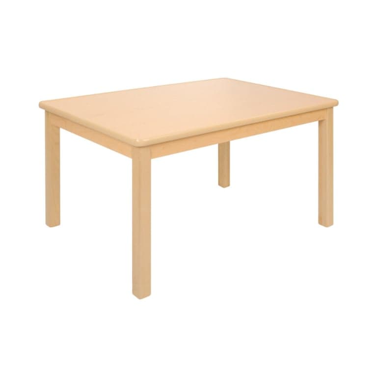 Kaplan Early Learning Carolina Laminate 24 x 36 Inches Rectangle Table 18-Inch Legs