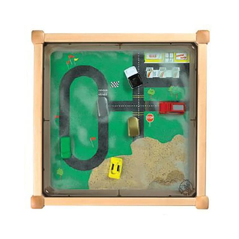 Gressco Vehicles Square Magnetic Sand Activity Table Natural