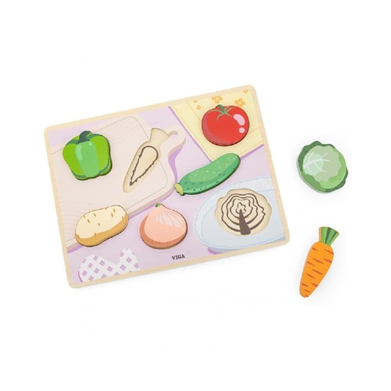 Viga Puzzle de Formes Légumes