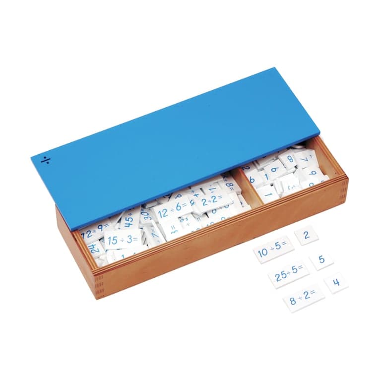 Alison's Montessori Division Equations and Dividends Box Premium Quality