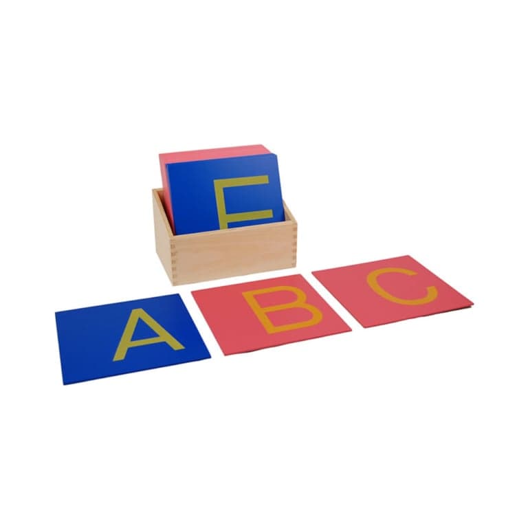 Leader Joy Capital Case Sandpaper Letters Print With Box