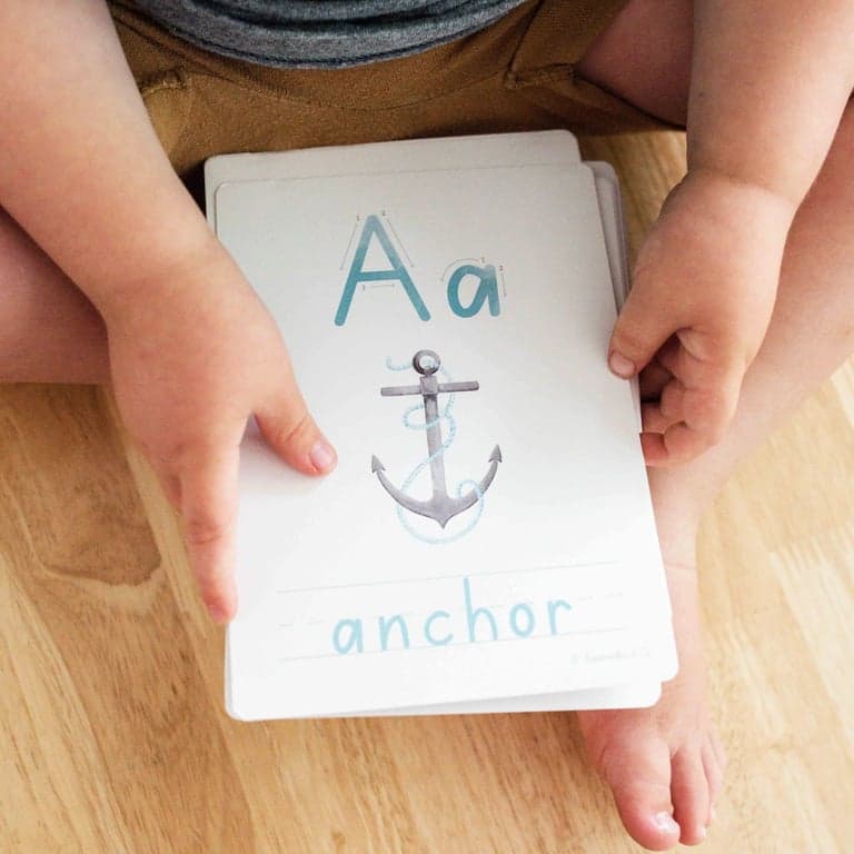 September & Co. Watercolor Alphabet Cards Only