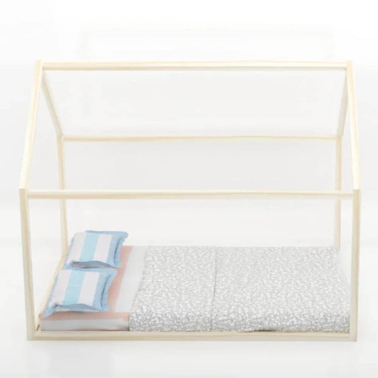Custom Kids Furniture Floor Bed Sophia Full Size No Slats