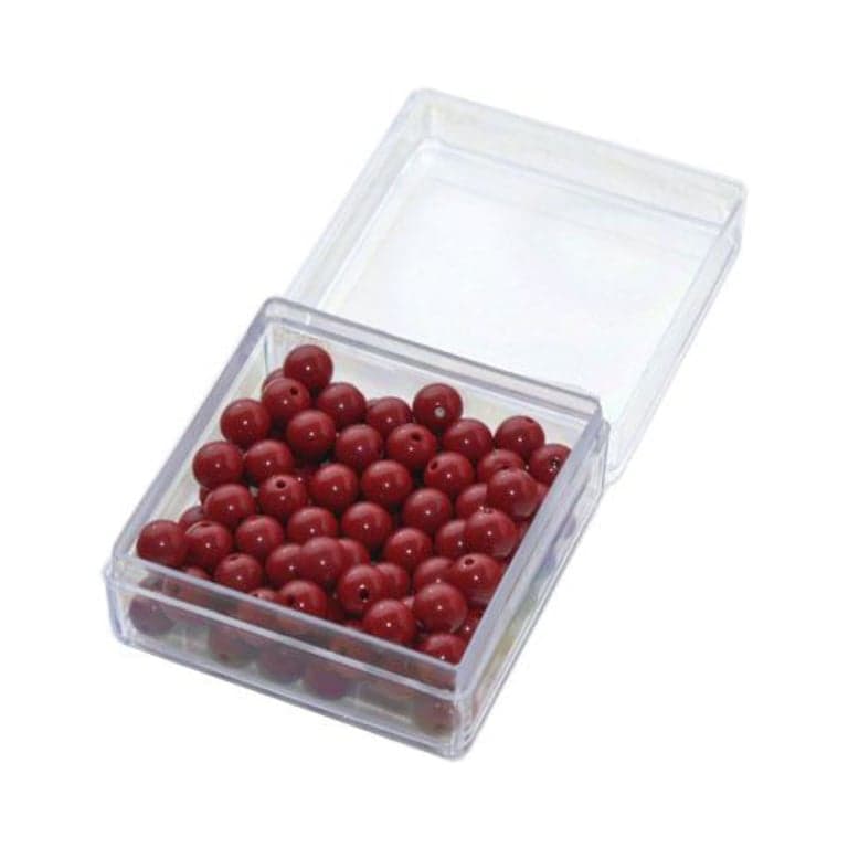 Montessori Outlet 100 Red Beads With Plastic Box