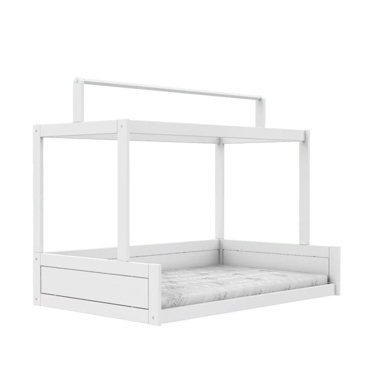 LIFETIME Kidsroom Lit Montessori avec structure supérieure 120 x 200 cm