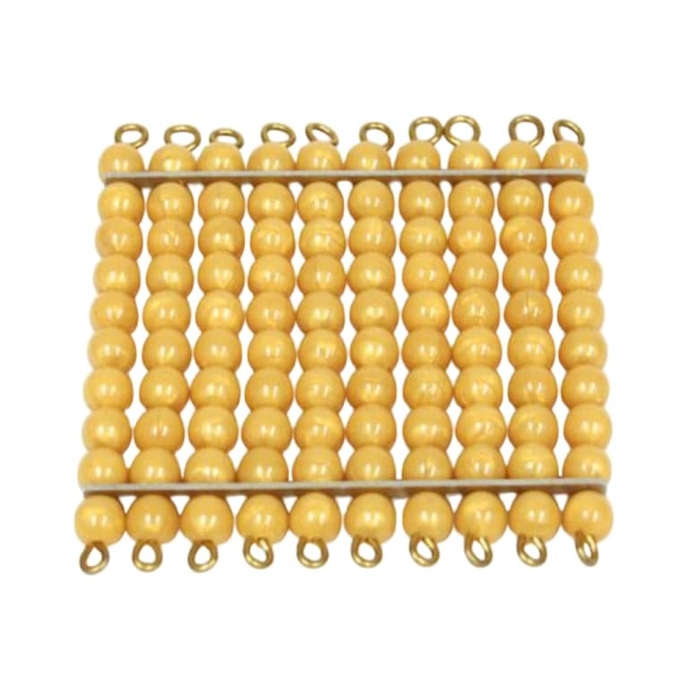 Kid Advance Montessori Golden Bead Hundred Square