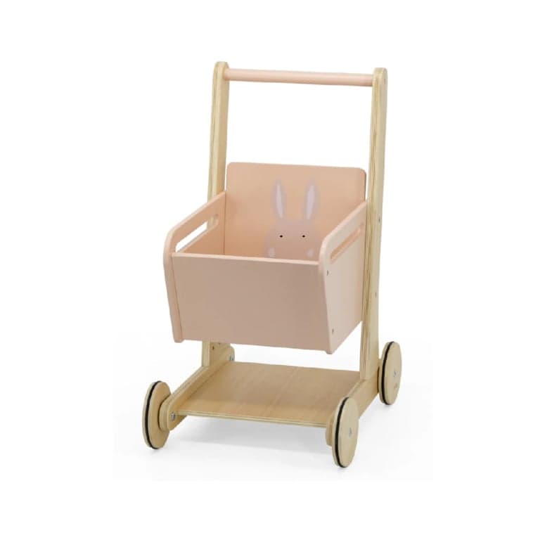 Trixie Chariot de courses en bois Trotteur Lapin