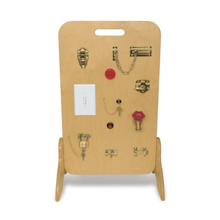 TAG Toys Locks and Latches Activity Board