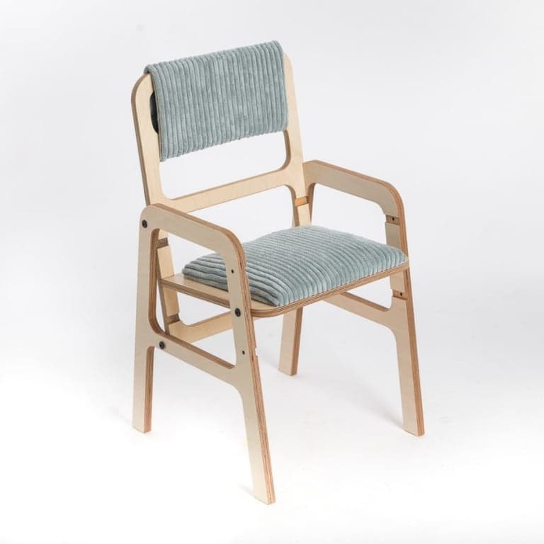 Luula Chaise Enfant Réglable Vert Menthe