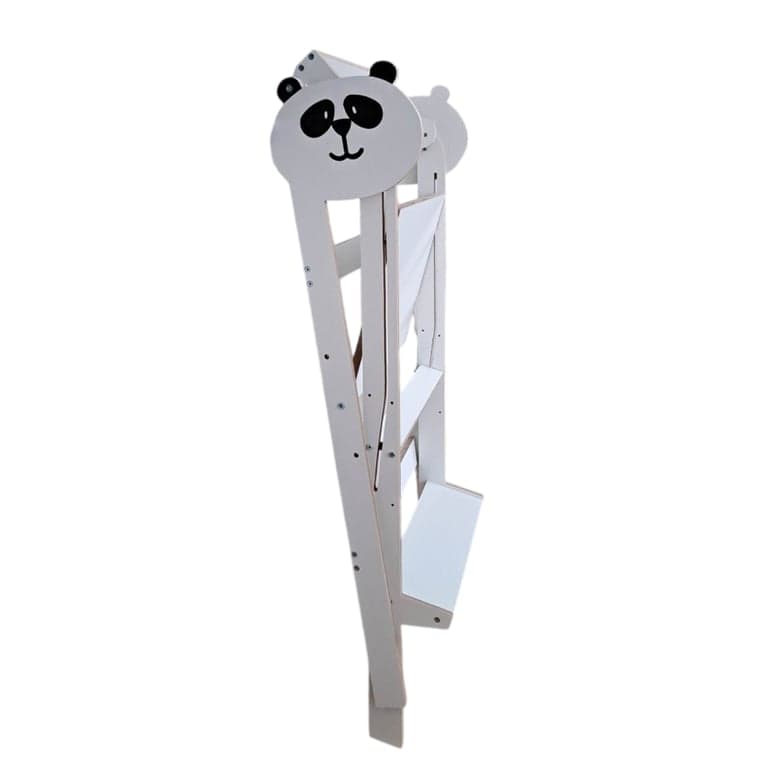 Lakaluk Tour d'Apprentissage Pliable Panda Blanc