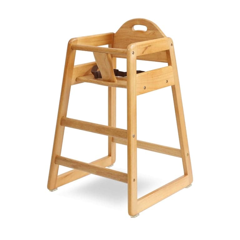L.A. Baby High Chair Natural