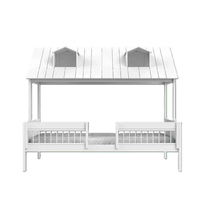 LIFETIME Kidsroom Lit Cabane de Plage 140 x 200 cm Blanc Premium