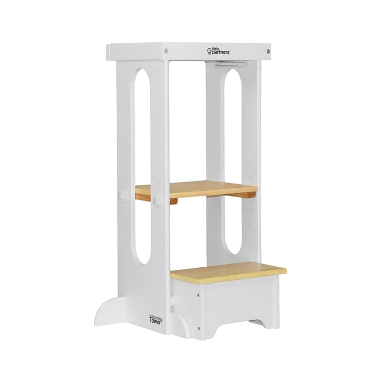 Little Partners Explore 'N Store Learning Tower Soft White With Natural