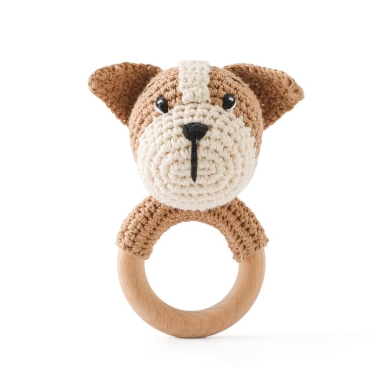 Wonder Space Baby Rattle Crochet Dog