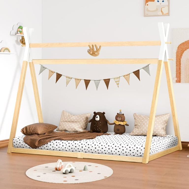 ALFORDSON Teepee Shape Floor Bed Thomas Wood