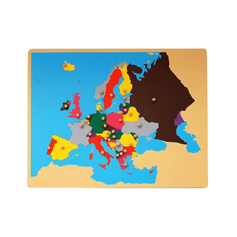 Kid Advance Montessori Puzzle Map of Europe