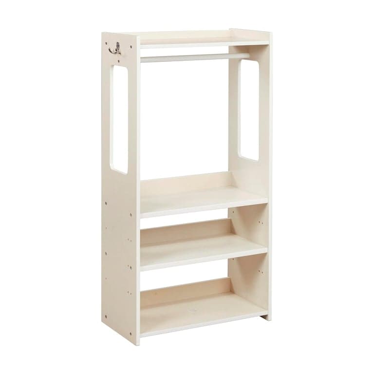 ECR4Kids TrendiTot Clothing Rack White Wash