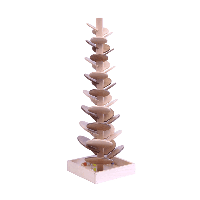 AmishToyBox Marble Tree Harvest Stain and Natural