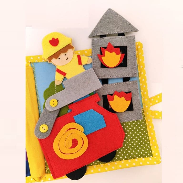 Smart Baby Australia Handmade Quiet Book Transportation