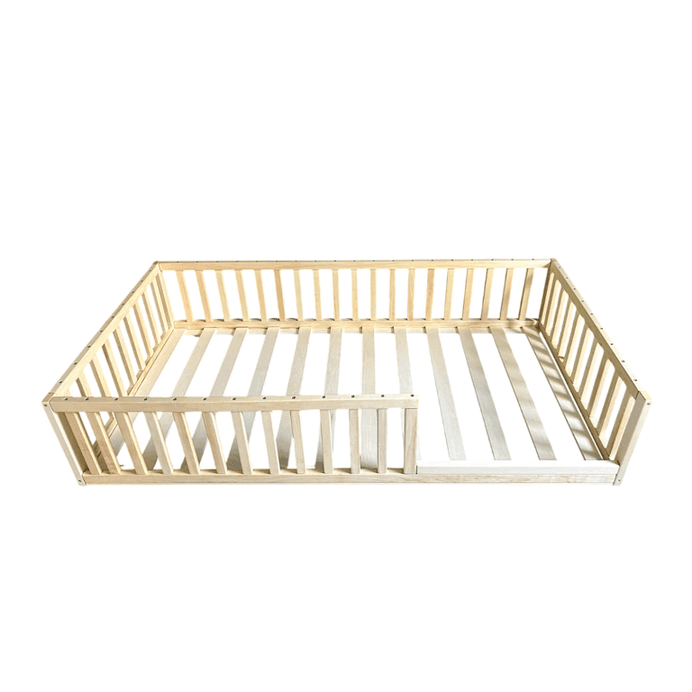 Eco Kids Universe Floor Bed With Rails Without Door Full