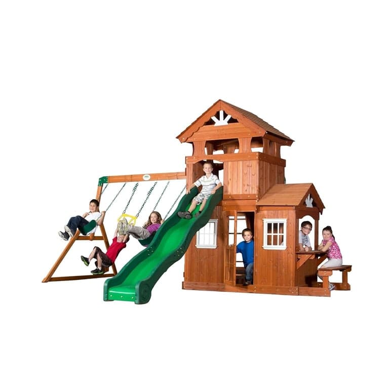 Backyard Discovery Swing Set With Playhouse Shenandoah