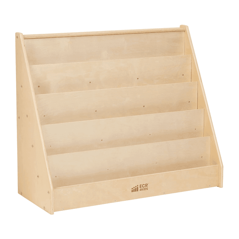 ECR4Kids Streamline Single-Sided Bookshelf Natural