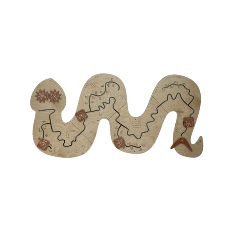 Education National Rainbow Serpent Wall Game Golden Pine