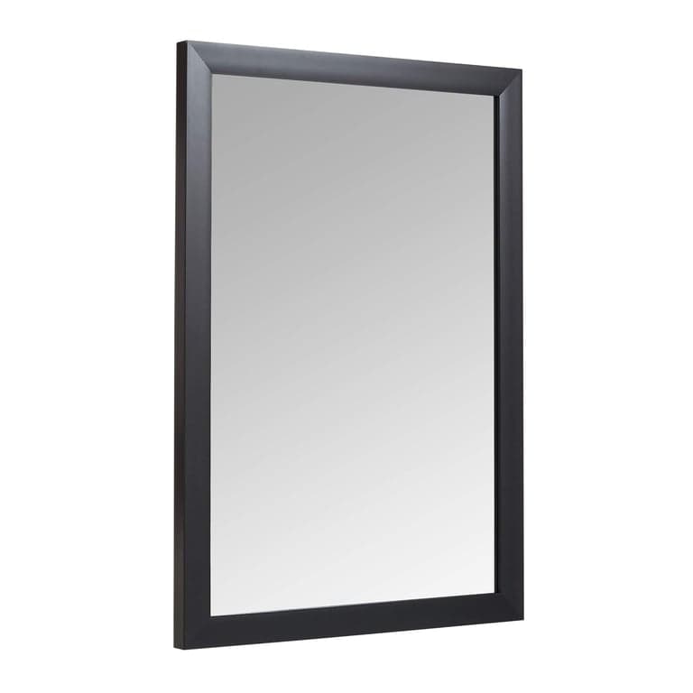 Amazon Basics Rectangular Wall Mirror 20 x 28 Inches Standard Trim Black