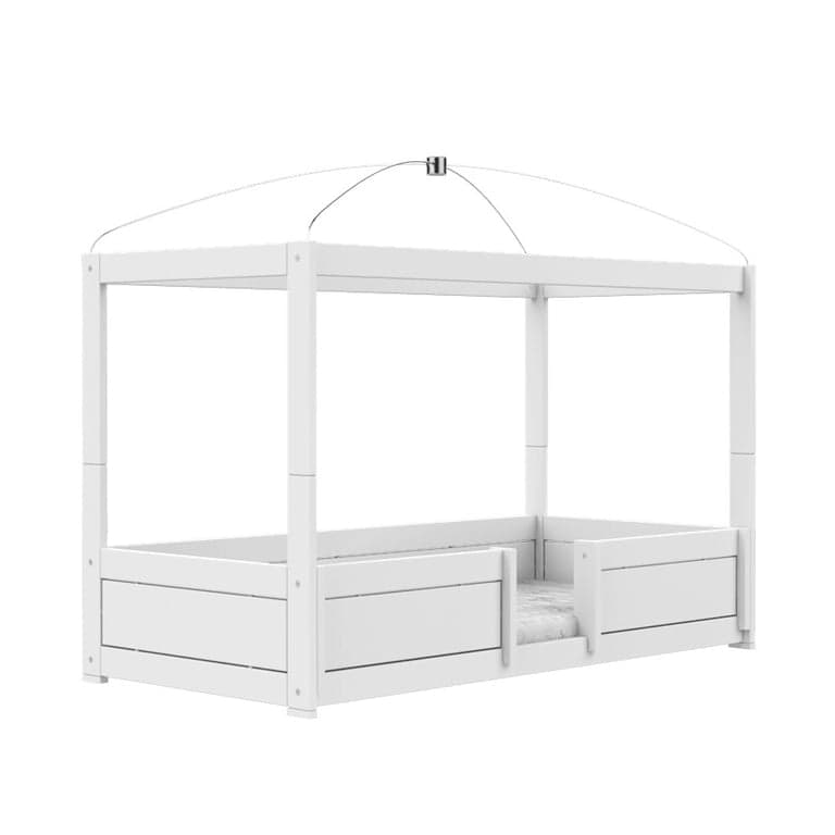 LIFETIME Kidsroom Lit 4-en-1 avec baldaquin Blanc Deluxe