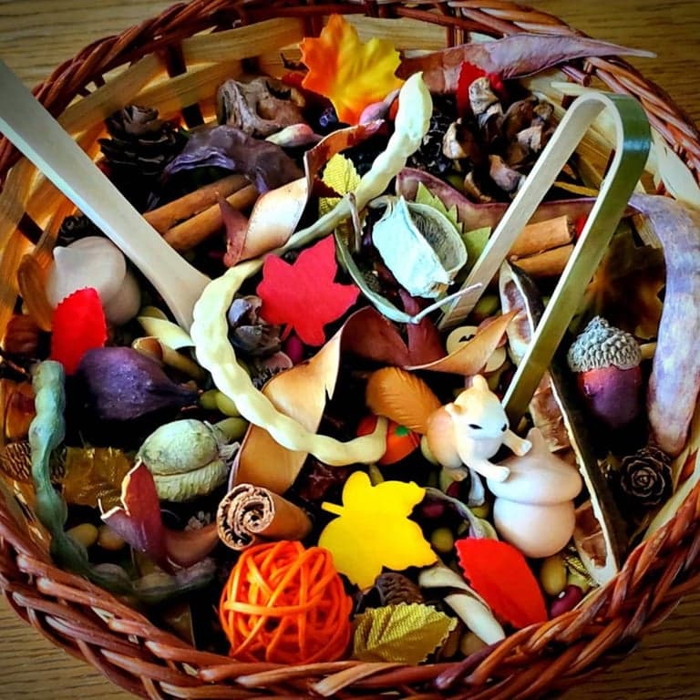 Aspiring Tots Fall Treasure Basket