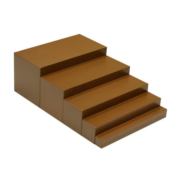 Kid Advance Montessori Toddler Brown Stairs 5 Steps