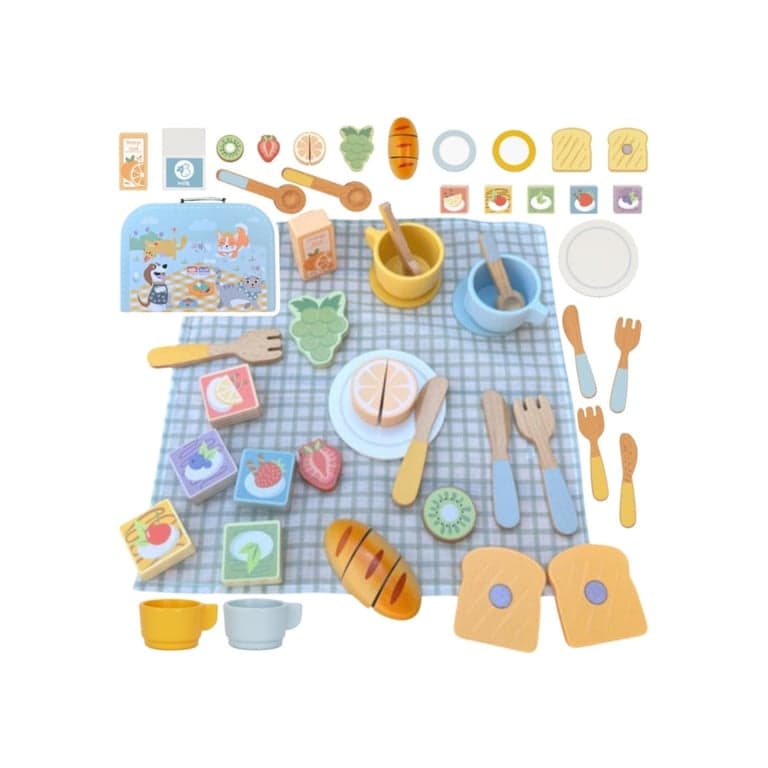 Tooky Toy Ensemble de Pique-Nique à Découper