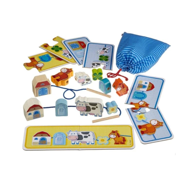 HABA On the Farm Threading Game