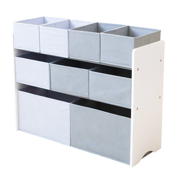 Little Nation Non-woven Fabric Kids Storage Organizer Grey