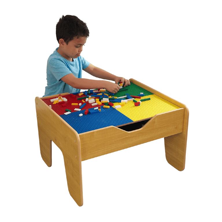 KidKraft 2-in-1 Reversible Top Activity Table Natural
