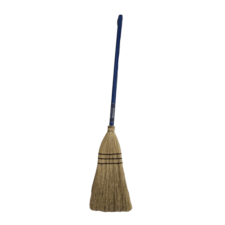 Meckley Brooms Child-Sized Corn Broom Blue