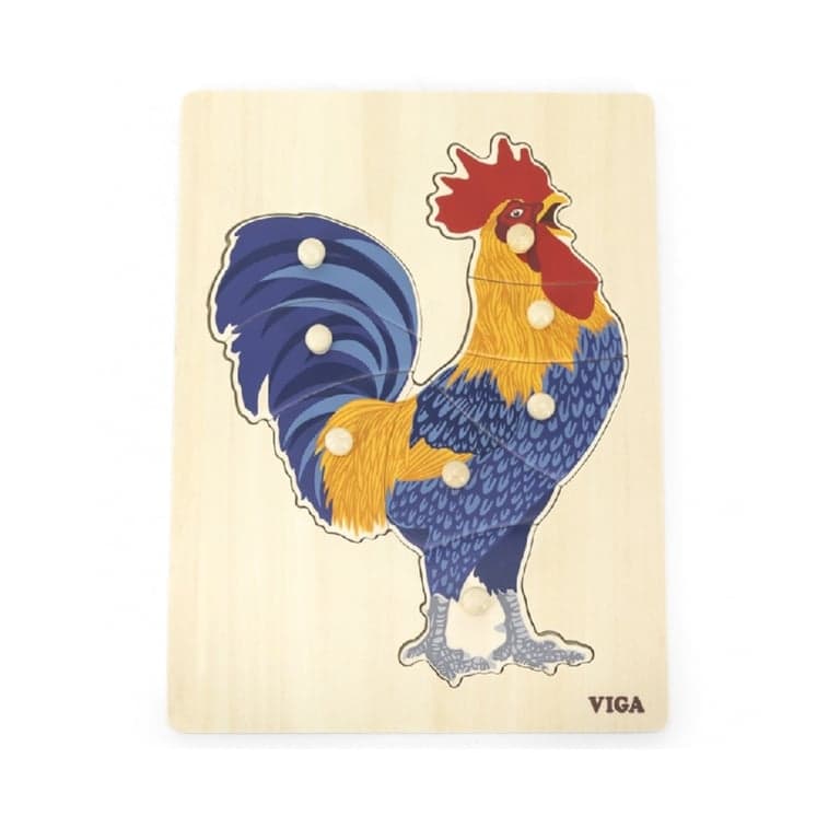 Viga Puzzle Coq à Boutons