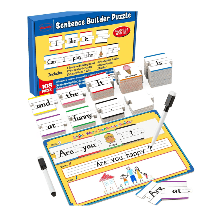 Aizweb Sentence Building Sight Word Game