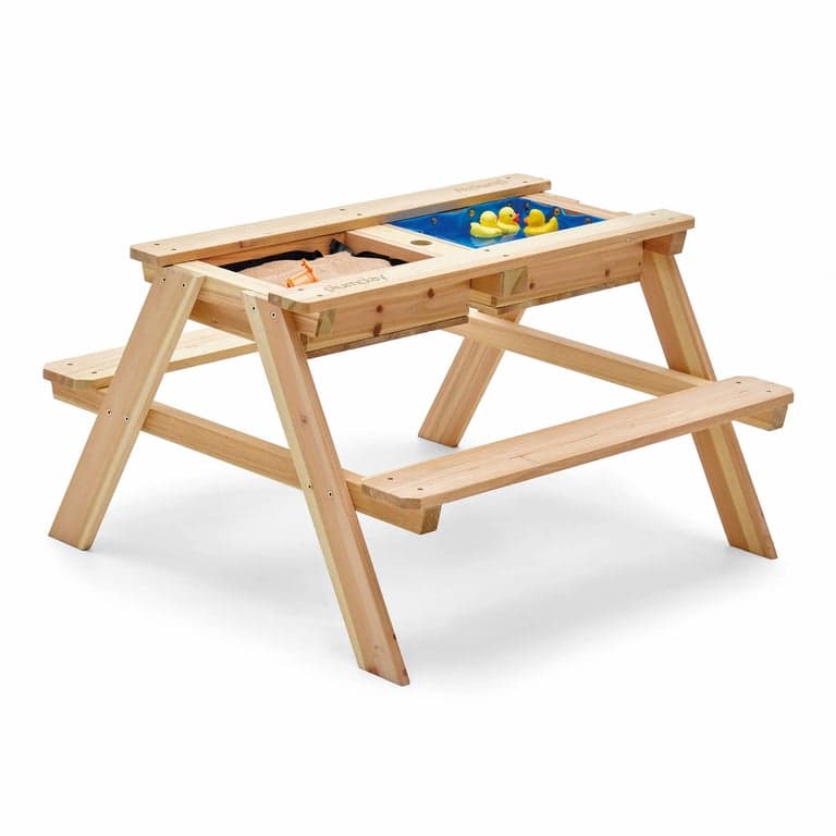 Plum Surfside Wooden Sand and Water Picnic Table