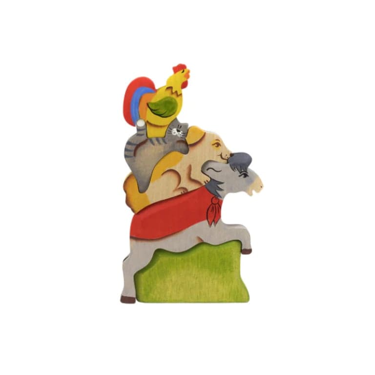 PoppyBabyCo Wooden Animals Stacker