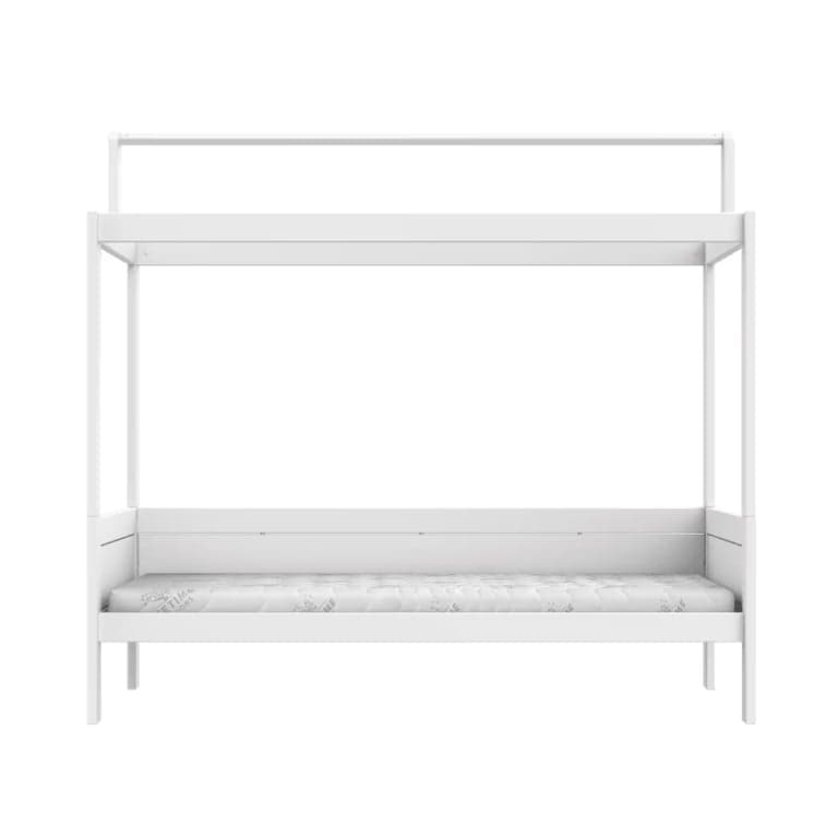 LIFETIME Kidsroom Lit pour enfant avec structure supérieure Blanc Deluxe
