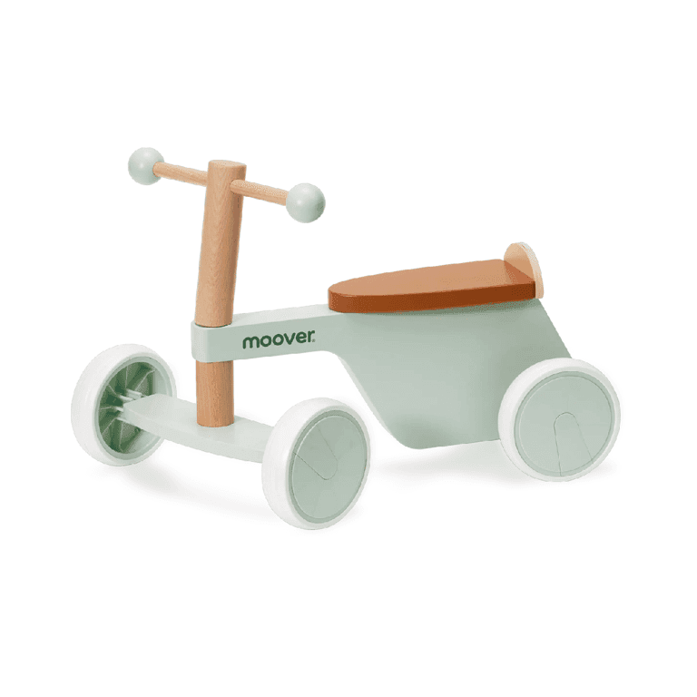 Moover 4-Wheels Balance Bike Ride-On Light Green