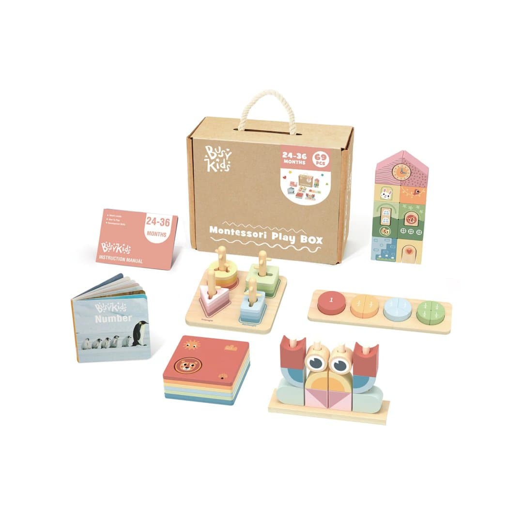 Busy Kids Coffret de jeu Montessori 24-36 mois