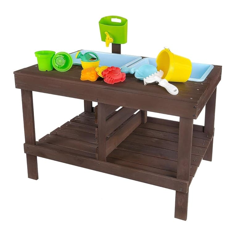Wonkawoo Sand and Water Table With Built-in Water Tap