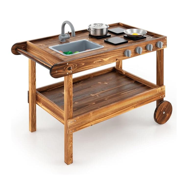 Costzon Mud Kitchen Cart Style