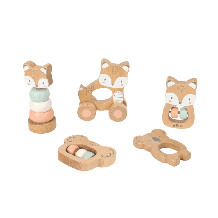 Elis Design Ensemble de jeu 5-en-1 Animaux