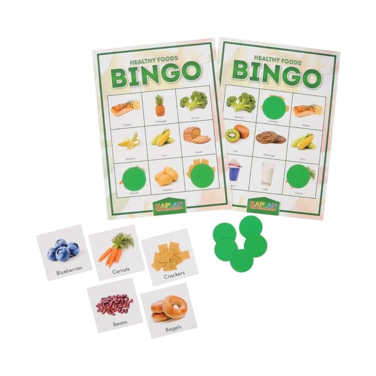 Kaplan Early Learning Healthy Foods Bingo Game