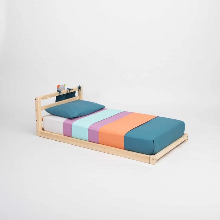 Sweet Home From Wood Floor Bed Full Birch Wood