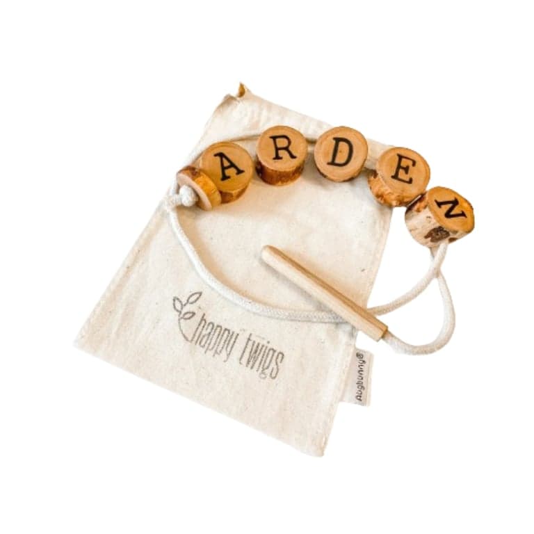 Happy Twigs Name Lacing Toy 5 Letters